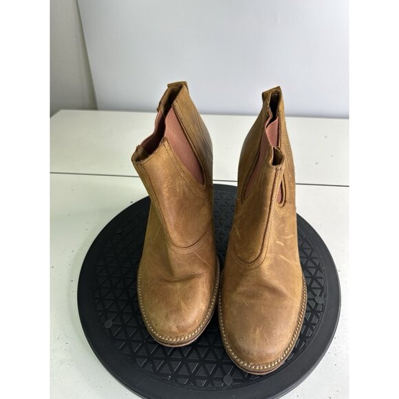 J Shoes Coventry Brown Ankle Boots 39/ 8.5 Chelsea Leathers - Picture 2 of 11